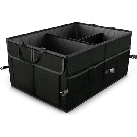 Organisateur de coffre de voiture pliable, imperméable, antidérapant, 7 compartiments (1/5)