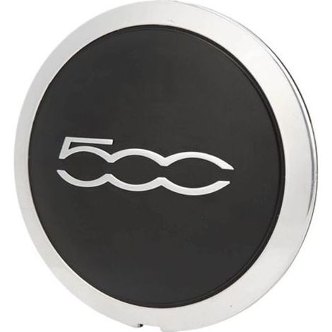 Cache Moyeu, Cache-Moyeux, 68078421AB Centre de Prévention des Fluides Capuchons de Centre de Roue Capuchons Moyeu Voiture Chrome Jante Remplace la 500 20122022 Moyeu De Roue (1/5)