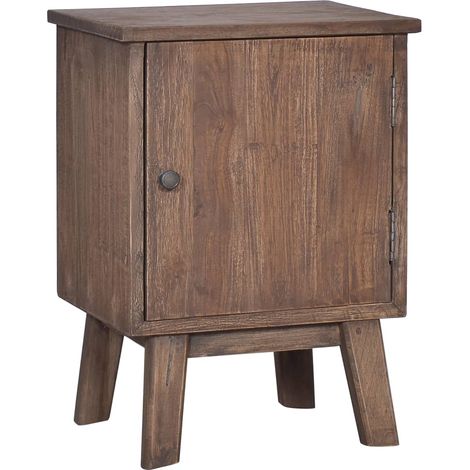 Nachttisch 40x30x53 cm Massivholz Teak vidaXL (1/5)
