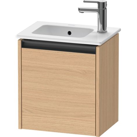Duravit Ketho.2 mueble bajo lavabo suspendido, 1 puerta, apertura
