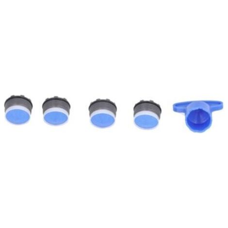 Aérateur de Robinet 0.73 Pouces, 4 Pièces en Plastique avec Clé d'Installation, Compatible Neoperl Delta Moen Kohler Grohe Danze et American Standard, Économie d'Eau pour Cuisine et Salle de Bain (1/4)