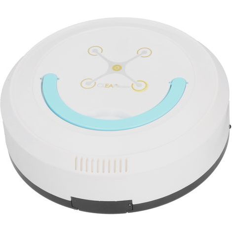 Intelligenter, per USB aufladbarer Saugroboter, automatische Reinigung für Haus und Wohnzimmer, weiß (1/5)