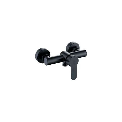Robinet de douche en acier inoxydable 304 Robinet mitigeur de douche chaud et froid pour salle de bain - Noir, 1pc (1/4)