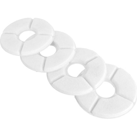 Lot de 12 filtres ronds pour fontaine à eau pour chat, à charbon actif, pour éliminer les odeurs et remplacer les filtres intelligents. (1/5)