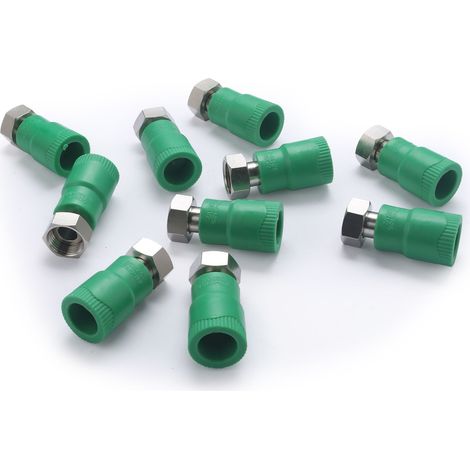 Racor PPR hembra tuerca libre QUICK PLOMBERIE 1/2 - Ø20 (x10)