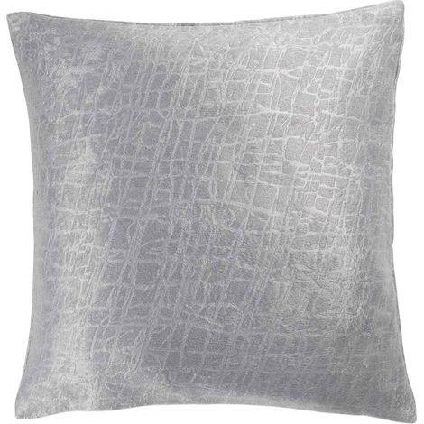 Housse de Coussin 40 x 40 cm Opacia Gris (1/2)
