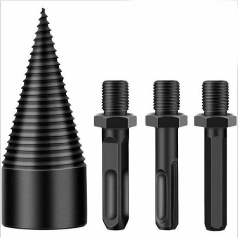Fendeuse de bûches, perceuse à bois, fendeuse détachable, 3 modes de perçage, 32 mm (1/5)