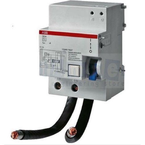 Abb dda72 80-100a 30ma blocco differenziale accoppiabile agli interruttori magnetotermici kv 906 9