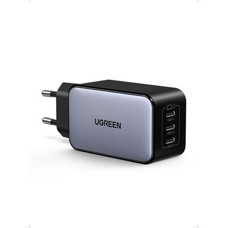 65W Prise Chargeur Triple USB C Charge Rapide Compatible avec 17 Pro Max Air 16 15 14 13 12 PPS 45W 26 25 24 23 15 iPad Neo Air Pro Pixel 10 9 8 (1/5)