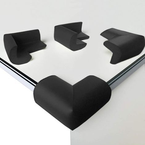 [Lot de 8] Protection Coin de Table, Mousse Souple Protection Angle Sécurité Bébé Angle Droit Anti-Chocs Protege de Coins avec Résistant Adhésifs pour Tables et Tout Meubles Pointus(Pas d'Odeur (1/4)