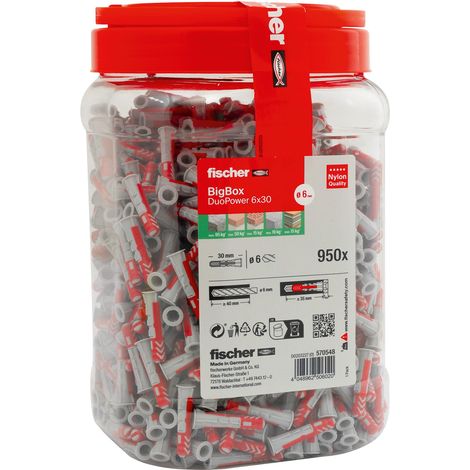 Fischer DuoPower 6x30 BigBox (950 uds.) - 570548