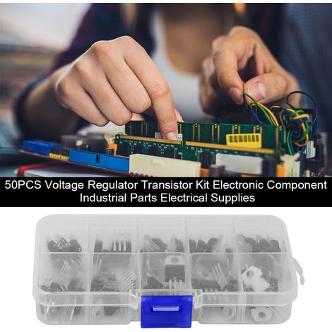 Kit 50 Régulateurs de Tension et Transistors, Composants Électroniques, Pièces Industrielles, Fournitures Électriques (1/5)