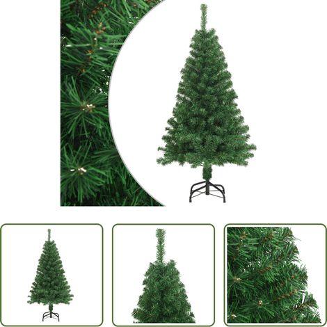 Künstlicher Tannenbaum -  Künstlicher Weihnachtsbaum mit Dicken Zweigen Grün 120 cm PVC (1/5)