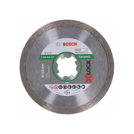 Bosch X-LOCK Standard disco di taglio diamantato 115 mm (1/5)