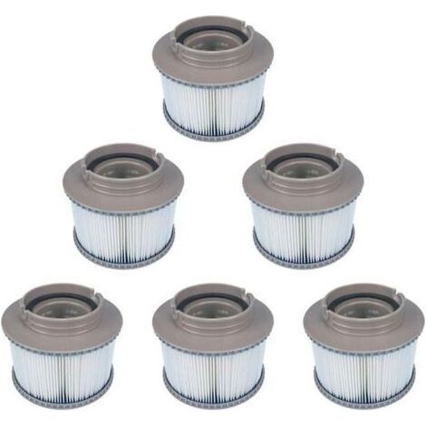 Paquet de 6 filtres MSPA de remplacement pour FD2089, pompe cartouche filtrante adapte tous les spas MSPA actuels (1/4)