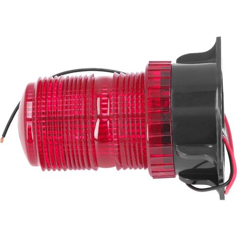 LED-Blitzlicht für Gabelstapler, Warnleuchte, Sicherheits-Notfallblinker, IP65 wasserdicht, DC 10–110 V, Rot (1/5)