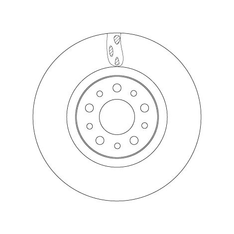 DISQUE DE FREIN AVANT DF6933 TRW