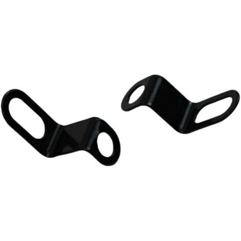 Indicateur de clignotant arrière noir pour moto, support de montage amortisseur, support de clignotant arrière pour moto Harley, support fixe pour clignotant, support universel