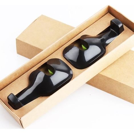 2er-Set universelle Auto-Kopfstützenhaken, schwarz (1/4)