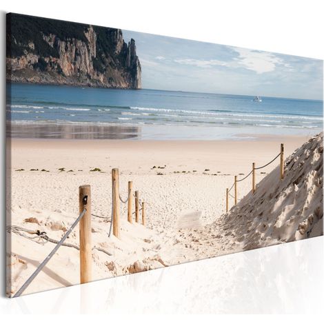 Tableau Imprimé "Beach Path" 40 x 120 cm (1/2)