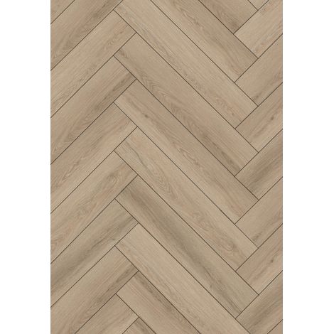 Mexen Palmdale Vinylplatten Fischgrät 570 x 95 mm LVT Dryback 2,5 mm, PVC-Unterlage, 4 V-Fuge, Eiche - F1480-0570-095-255-4V1-01