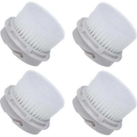 Embouts de brosse Cashmere de remplacement Compatible avec Clarisonic Mia, Mia 2, Mia 3 (Aria), Pro, Plus, SMART Profile, Alpha Fit, Plus, Sonic Radiance (4 pièces) (1/5)