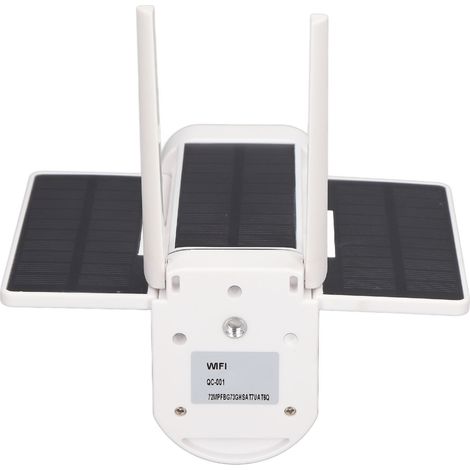 Caméra de sécurité solaire extérieure sans fil WiFi avec vision nocturne et détection de mouvement PIR pour la maison (1/5)