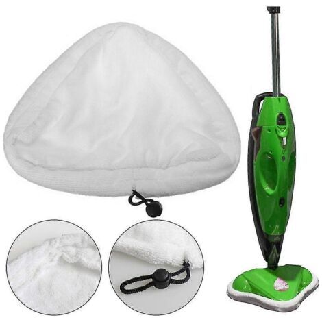 Pair Lingettes de rechange pour balai vapeur H2O : 6 lingettes lavables en microfibre (1/5)