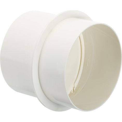 Clapet Anti-Retour de 4 Pouces Tuyau Conduite en Pvc Obturateur de Flux d'Air Empêche le Reflux Bloqueur Courant Unidirectionnel Ventilateurs Extraction Cuisine Salle de Bains (1/5)