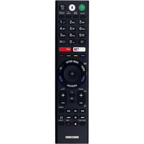 Replace RMF-TX200E Voice Remote Control for Sony TV Also RMT-TX200E RMF-TX300E RMT-TX200A RMF-TX201E Black (1/5)