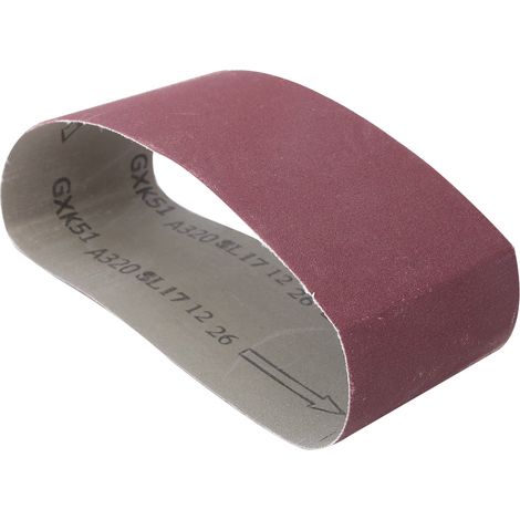 10 Stück Schleifband 457x75mm Körnung Schleifer Schleifband Aluminiumoxid (600) (1/5)