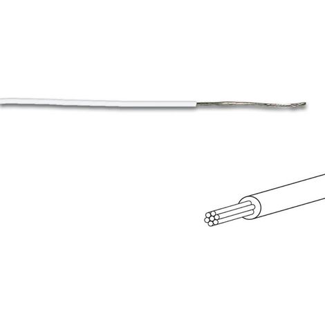 FILO DI COLLEGAMENTO - ø 1.4 mm - 0.2 mm² - MULTIPOLARE - BIANCO