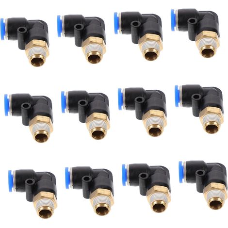 30 Pezzi Raccordi Pneumatici One-touch Connettori per Tubi Raccordi per Compressore d'Aria Tappo Accessorio per Compressore d'Aria Raccordi per Tubi Raccordi per Tubi (1/5)