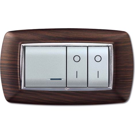PLACCA LIFE LIVING PLAST WENGE 4P