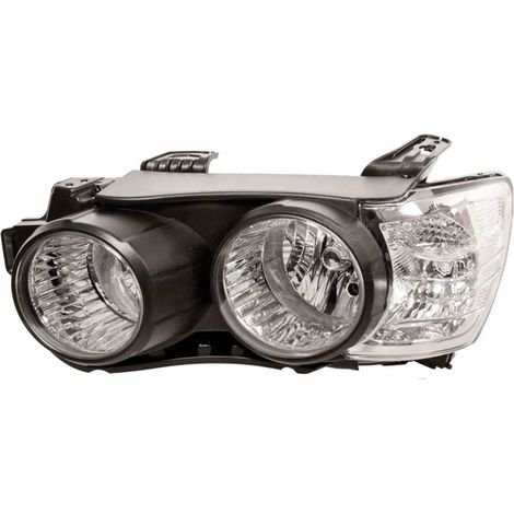 Phare avant gauche H1/H7 noir Chevrolet Aveo 2 2011-2015