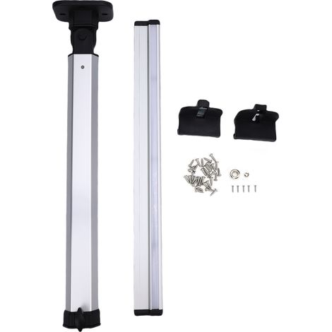 Ortviai Pieds de Table Réglables en Aluminium Anodisé pour Camping-Car – Hauteur 515-780 mm, Rail 500 mm