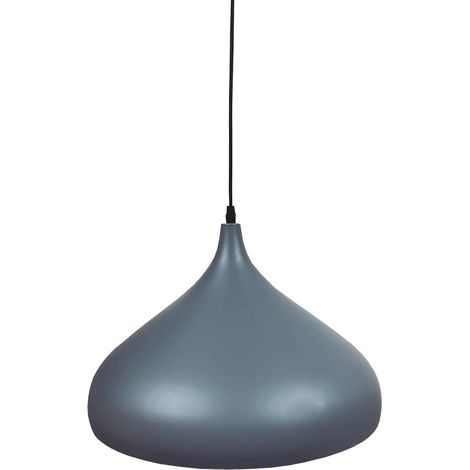 Plafonnier suspension série "Nola" E27 (40W maximum 230V) IP20 Ø32cm coloris gris