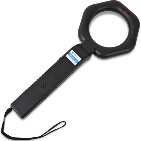 vidaXL Detector de metales de mano negro (1/5)