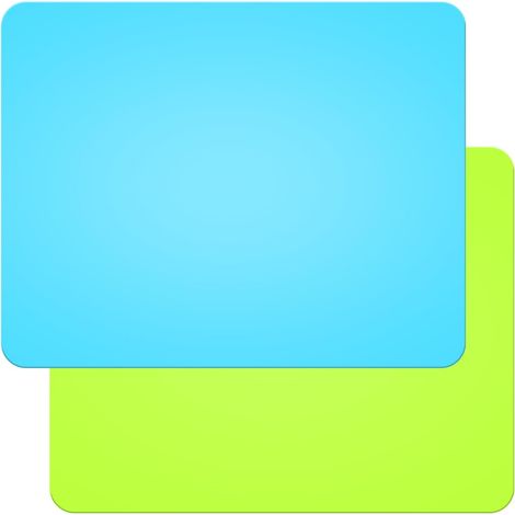 2PCS Tapis Silicone 50×40cm, Résistant à la Chaleur Antidérapant Tapis (1/5)