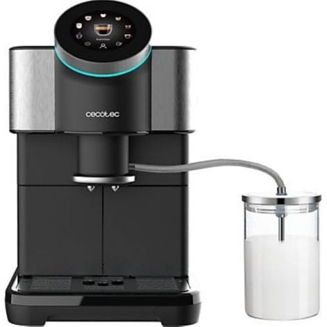 Cecotec Cafetera superautomática Táctil Cremmaet Spin. 1450W, 19 Bares, Pantalla TFT, Sistema Thermoblock, Limpieza Automática (1/2)
