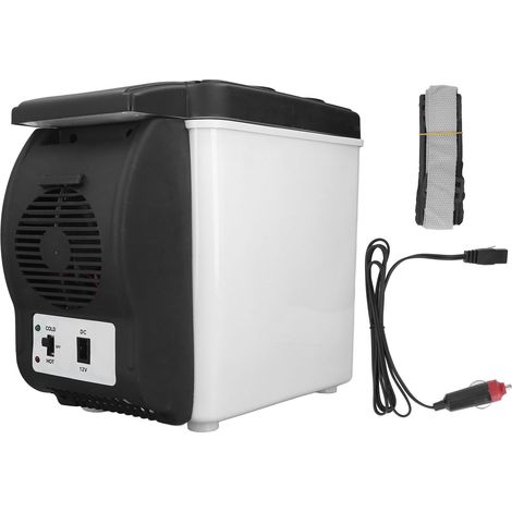 Mini réfrigérateur portable pour voiture 6L (réfrigérateur électronique pour voiture, glacière/chauffage pour voiture) (1/5)