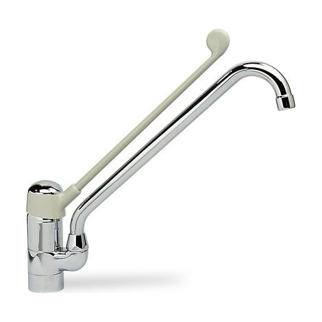 MISCELATORE LAVELLO CON LEVA CLINICA Misura: Cromo