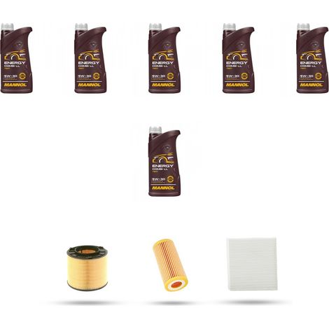 Kit tagliando 4 FILTRI e 6L OLIO compatibile con Audi Q5 II (FYB,FYG) 40 tfsi hybrid 150kw dal 2021 (1/4)