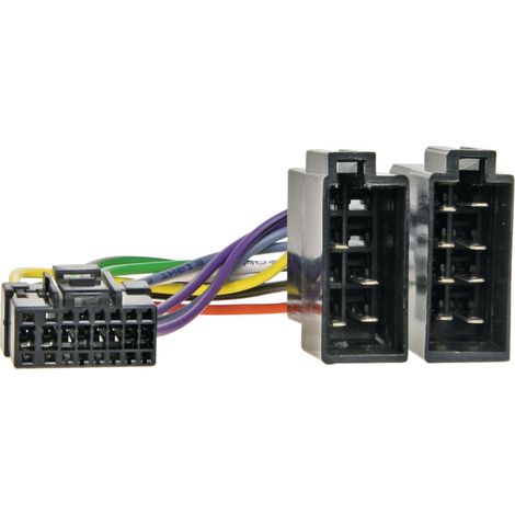 Adaptateur autoradio SONY 16 PIN vers ISO V07