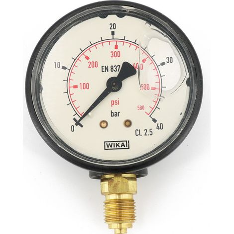 Manomètre à bain de glycérine 0 - 40 bars - M 1/4"