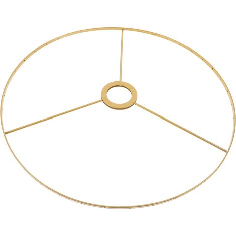 Cadre d'Abat-Jour Métal Anneau Adaptateur, Support pour Lampe de Table DIY Suspendre Douille E27 (1/5)