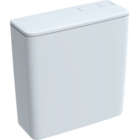 GEBERIT AP128 depósito visto - Descarga con doble botón, alimentación lateral - 128.317.11.5 (1/4)
