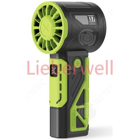 INN Ventilateur 145x59x66mm 4000mAh Réglage 100 vitesses Longue durée de vie la batterie Portable Ventilateurs d'extérieu (1/4)