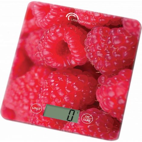 Báscula de cocina electrónica 5kg-1g roja - 8102 - little balance -
