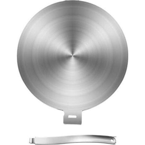 Plaque diffuseur de chaleur pour plaque de cuisson à induction en acier inoxydable pour casseroles et poêles, plusieurs tailles 13/20/24/28 cm, accessoire de cuisine, 24 cm (1/5)